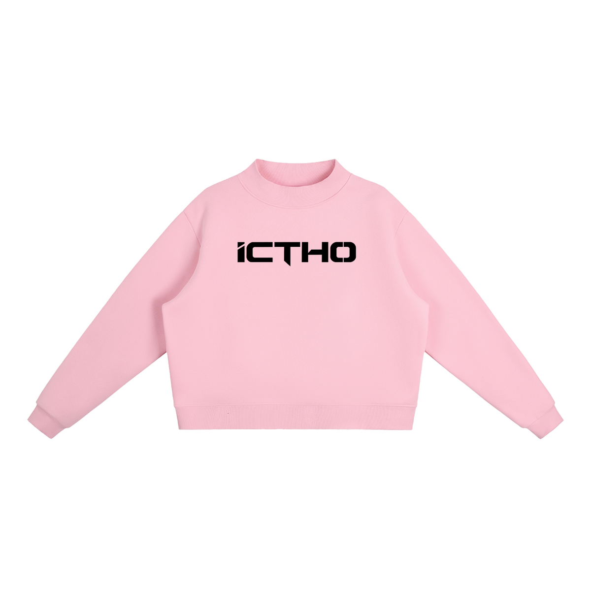 ICTHO Essential Fleece Mock-Neck Sweatshirt