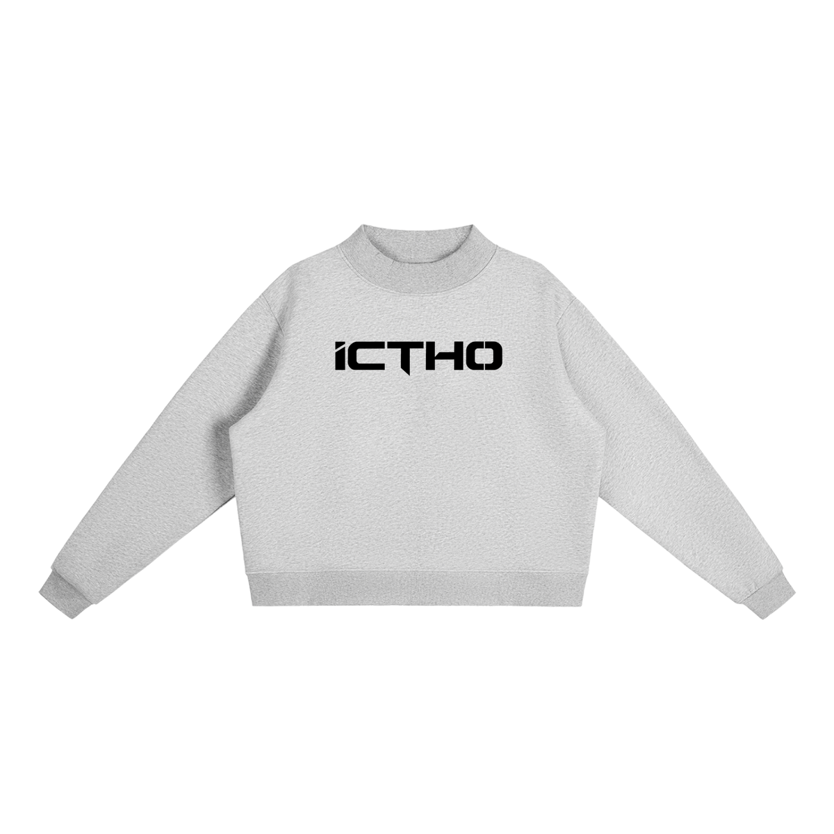 ICTHO Essential Fleece Mock-Neck Sweatshirt