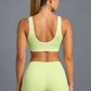 ICTHO Womens Jelly Bras Wireless Deep V Bralette Comfy Push Up Tshirt Bras
