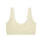 ICTHO Womens Jelly Bras Wireless Deep V Bralette Comfy Push Up Tshirt Bras