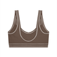 ICTHO Womens Jelly Bras Wireless Deep V Bralette Comfy Push Up Tshirt Bras